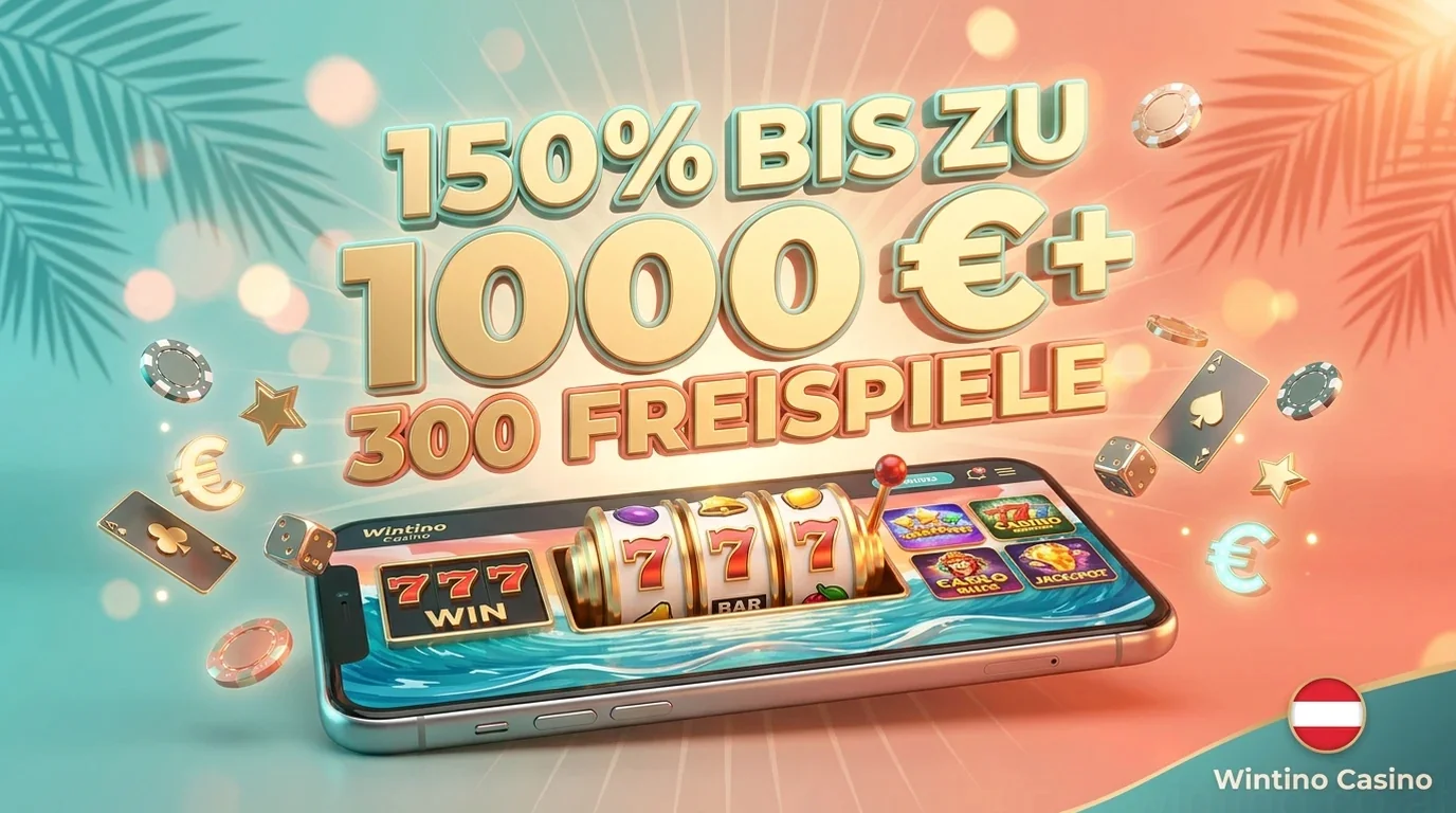 150% BIS ZU 1000 €+ 300 FREISPIELE